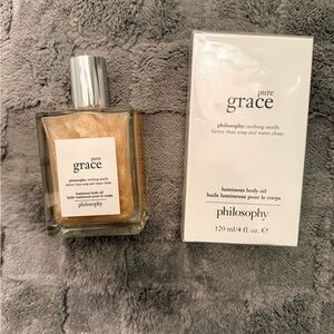 Philosophy Pure Grace Luminous Body Oil - Shimmery Gold